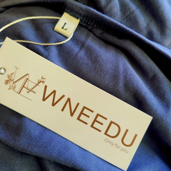 Wneedu Blue Sleeveless Dress - Picture 4 of 10